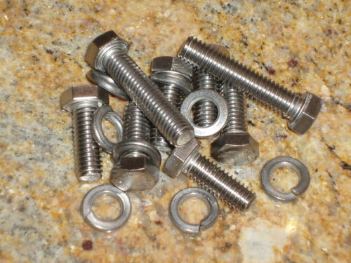 Ford flathead 8BA 49-53 stainless steel water pump bolt & washer set hardware - Picture 4 of 4