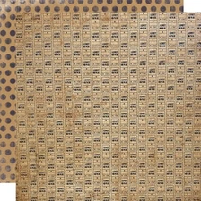 My Mind's Eye, Kraft FunDay, Everyday Fun, 2 x 12" Cardstock, Admit 1, Tickets