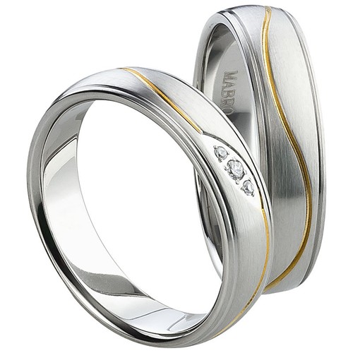 Ring Freundschafts- Partner- Ehe- Verlobungsringe Edelstahl Silber Gold +Gravur - Bild 1 von 6