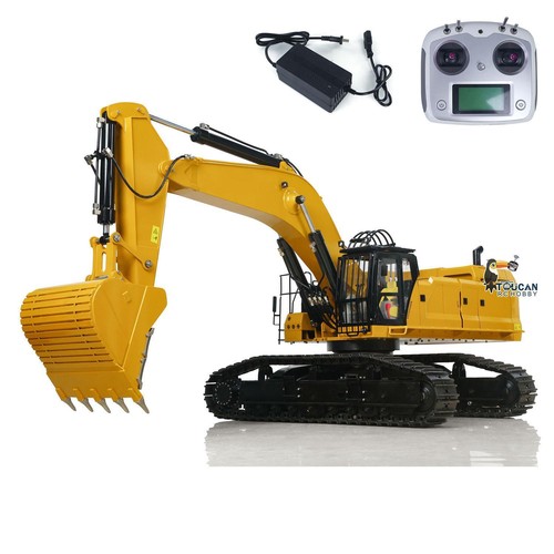 1/8 RC-Hydraulikexkatzepferd Metall Schwerlast-Bagger RTR Baumaschine Fahrzeuge - Bild 2 von 12