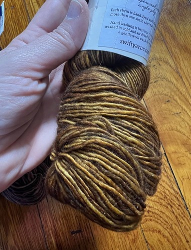 3 skeins lot fade singles brown sock malabrigo mad tosh swift yarns yarn destash - Picture 9 of 10