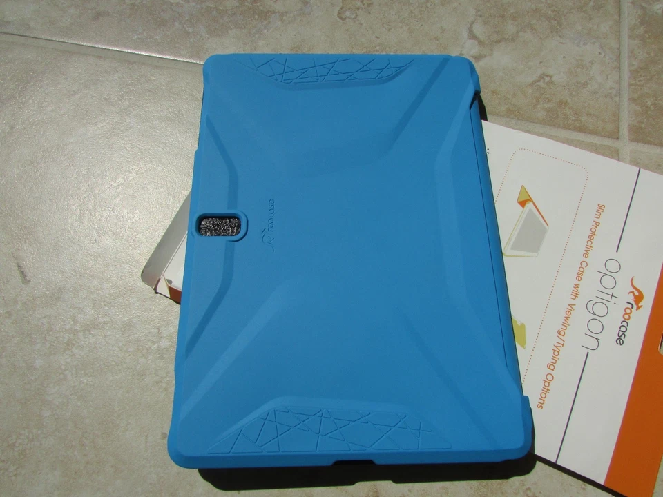 Funda libro tablet ROOCASE Samsung GALAXY TAB S 10.5 OPTIGON azul claro  Foto 4 de 4