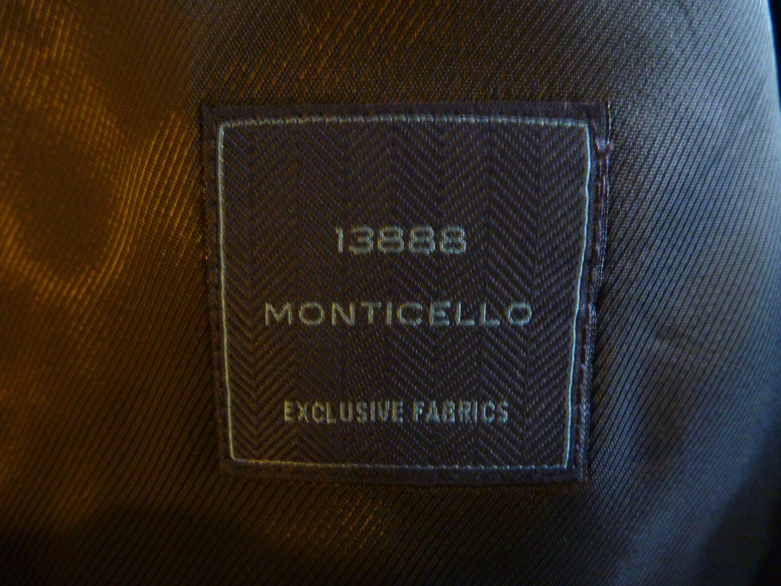 TOMMY HILFIGER TAILORED MONTICELLO MENS NAVY BLUE SUIT jacket, size 54