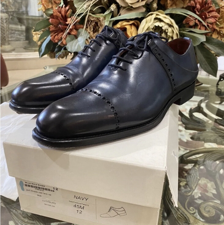 SAOLA SCARPE SUOLA BLU Lutisburg Navy scarpe eleganti stringate (12)