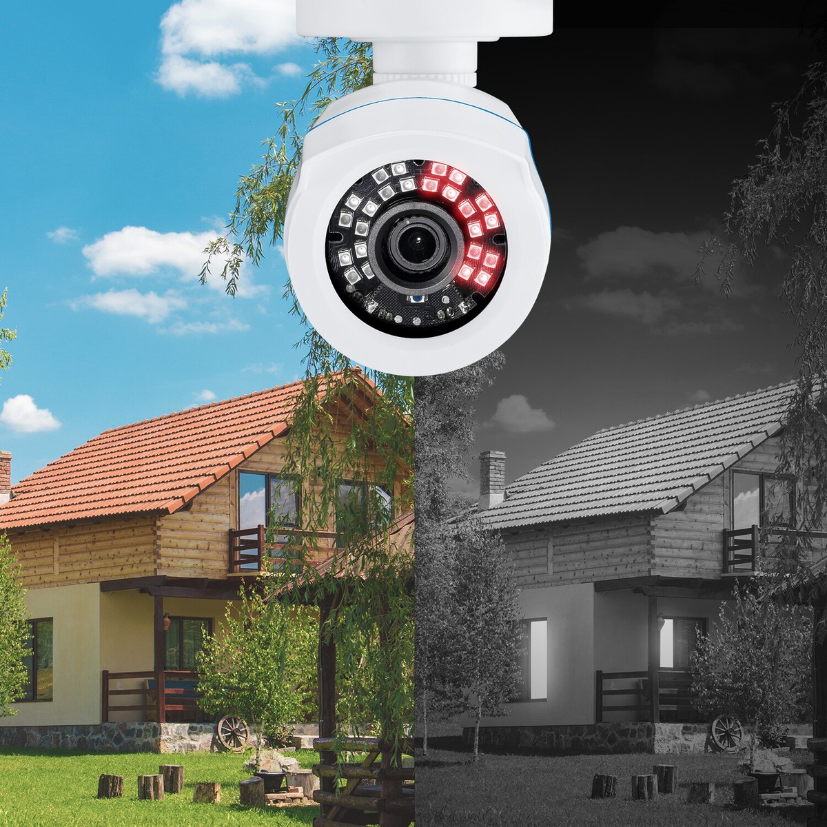 ZOSI 8CH 5MP Lite DVR 2MP HD Outdoor Security Camera System Home