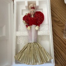 50th Golden Anniversary 1945-1995 Porcelain Barbie Doll Limited Edition NEW