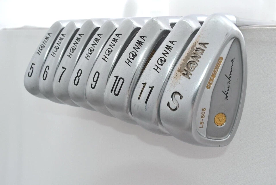 8pcs 4S Honma LB-708 / LB-606 Iron Set 5-6-7-8-9-10 + 2S 11-SW Flex R Regular RH - Image 2 of 4