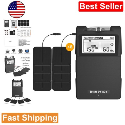 Multi-functional Versatile Rechargeable TENS/EMS Combo - 7 modes/24 Programs