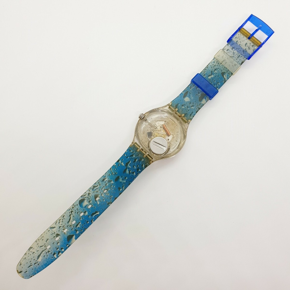 1994 Mint Condition Blue Swatch Scuba 200 Watch, 90s Swiss Swatch