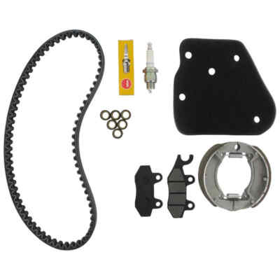Rex Stratos Chicago Wartungs-Set schwarz rot grau weiß beige Service-Kit 50cc 2T