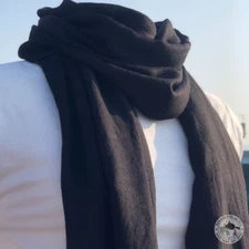 Cashmere Scarf 'Kala Patthar' - Handcrafted From Nepal, Stole, Neck Scarf, Shawl