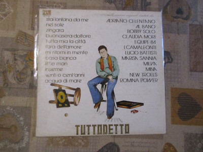 V.A. - Tuttodetto (CELENTANO BATTISTI MINA NEW TROLLS TEAM 84 MILVA) - LP