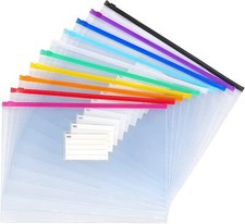 10 Pack Plastic Envelope Poly Zip Envelop Plastic Envelopes Files Zipper A4