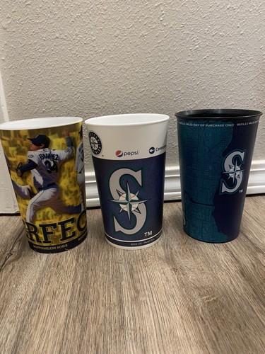 Mariners Tableware Seattle Mariners Souvenir Cup Lot of 3 | eBay