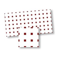 Bambole Casa Rosso e Bianco Spagnolo Mosaico Pavimento Foglio per Piastrelle