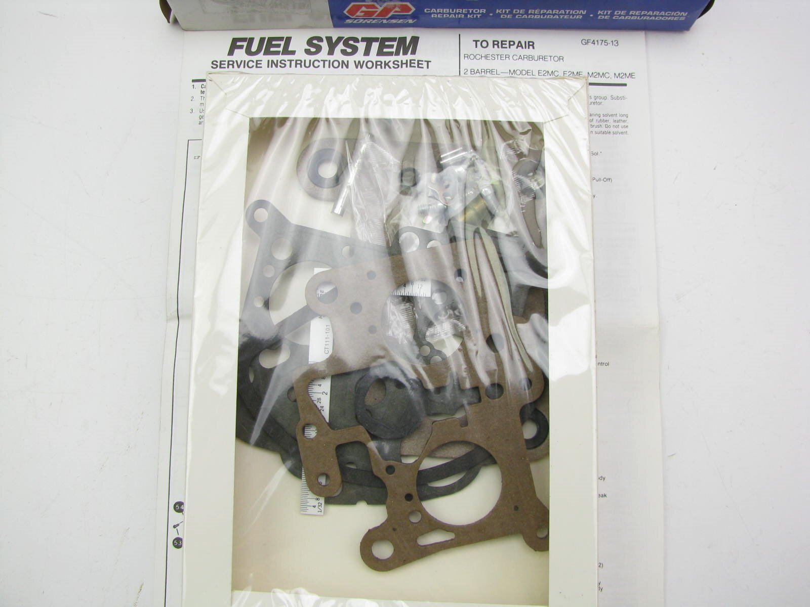 Gp Sorensen 96416 Carburetor Rebuild Kit Rochester 2BBL Dualjet eBay