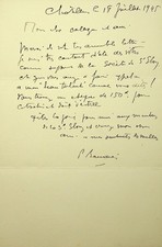 ✒ L.A.S Paul BAUDIER peintre graveur au peintre Paul Adrien BOUROUX