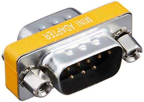 KAUMO connector KM-84 NULL MODEM DB9 male small reverse cross rollover F/S Track - 第 1/3 張圖片