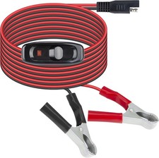 7.8FT 16AWG Wire Harness with On/Off Switch, 12V Auto Alligator -Silver