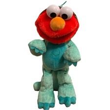 Sesame Street Dino Stomp Elmo 13  Plush   Sings, Dances  Roars - WORKS 