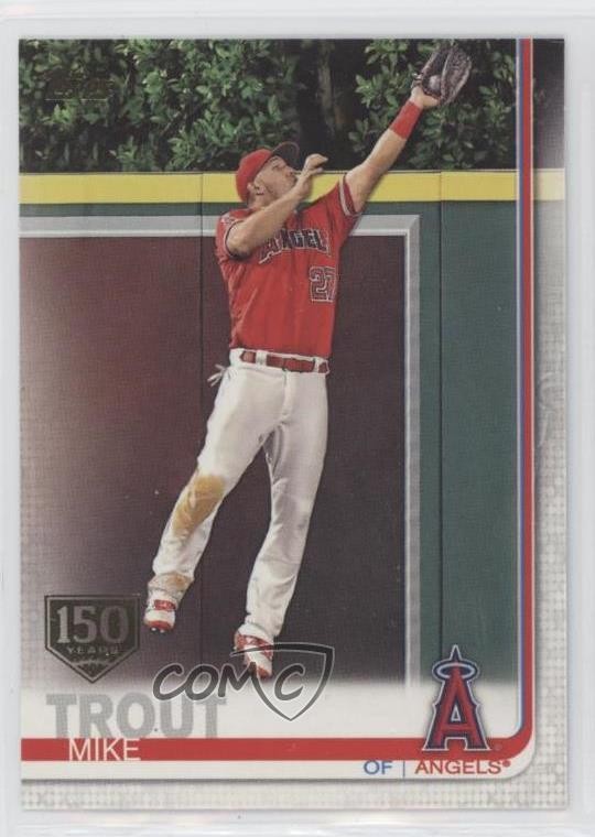 2019 Topps 150th Anniversary Mike Trout #100 09if