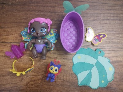 Baby Alive Glo Pixie Doll And Accessory Lot Bed Blanket Bottle Toy Eye Mask A14