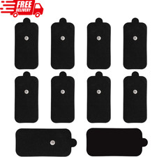10 Pack Large TENS Unit Electrodes Pads Upgraded Self-Adhesive Latex-Free Non-I