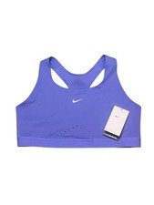 Nike Swift Women's XL High-Support Lightly Lined Sports Bra In Sapphire/ Silver
