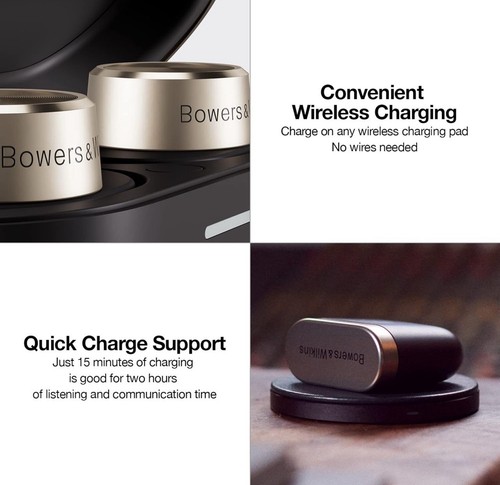 Bowers & Wilkins Pi7 in-Ear True Wireless Headphones, 6 Built-in Mics, - Picture 3 of 4