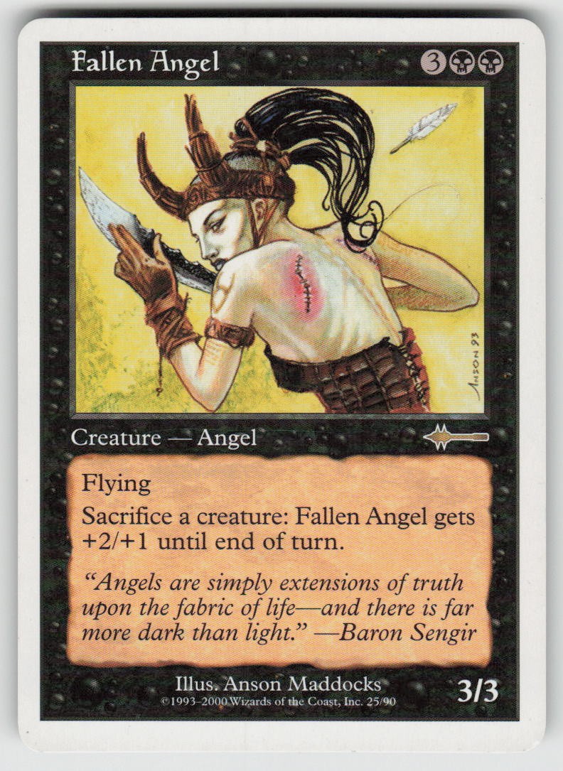 Fallen Angel Rare Beatdown Box Set 25 MTG Moderately Played