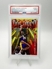 Topps 1998-99 Chrome Season's Best Post Men Shaquille O'Neal #SB21 Lakers PSA 9