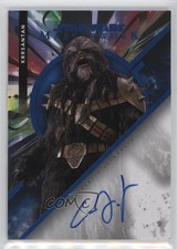 2022 Star Wars Masterwork Blue Foil 17/99 Carey Jones as Krrsantan Auto 1cc7