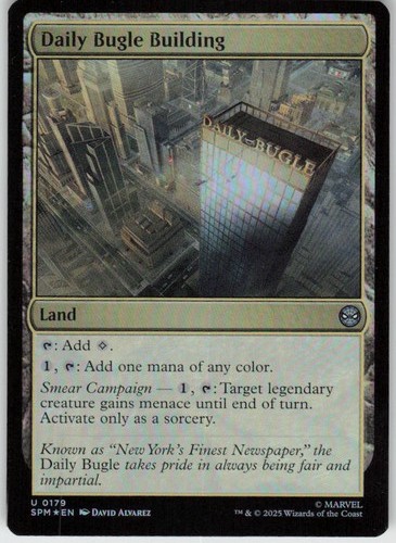 Daily Bugle Building 179 Marvel's Spider-Man Foil Uncommon