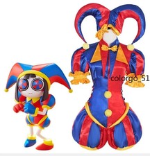 The Amazing Digital Circus Clown Girl Cosplay Suit Halloween Pomni Outfits Anime