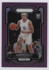 2024-25 Panini Prizm Draft Picks Purple Prizm 25/75 Armando Bacot #79 14h3