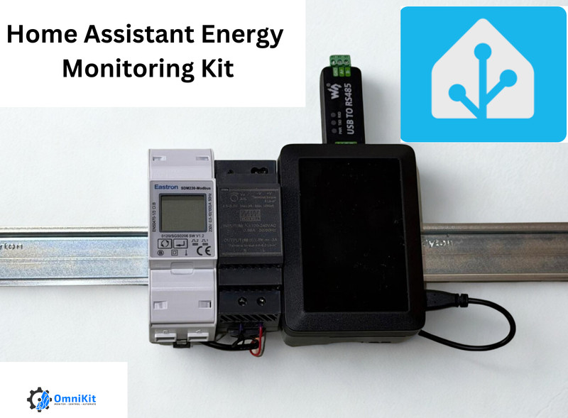 Home Assistant Energy Monitoring Kit Raspberry Pi 4 + SDM230