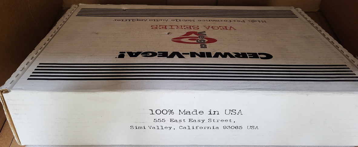 AMP CERWIN - VEGA! Vintage VEGA 1600 MOBILE AUDIO AMPLIFIER 100% Made in USA.