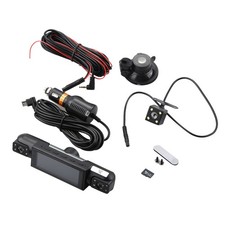 1080P 4 Lens Dash Cam Front Rear Left Right Cabin DVR 64GB Card 170 View Wifi