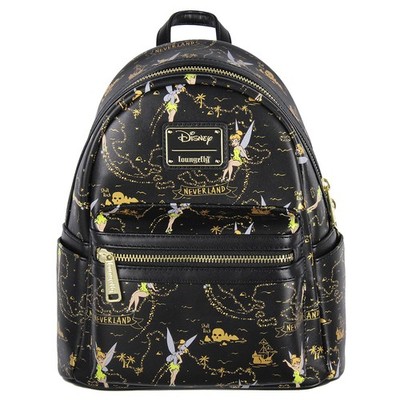 Loungefly Tinkerbell Neverland Treasure Map All-Over Print Mini Backpack 11''