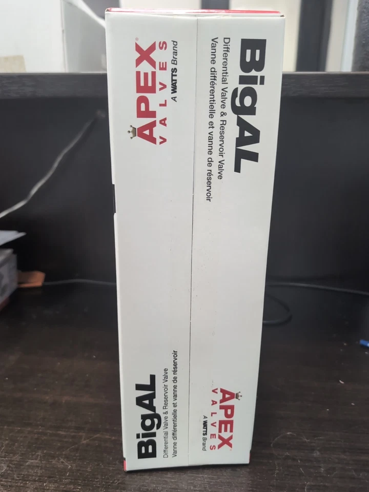 Válvulas diferenciales y de depósito Apex Big AL 1 1/2" BA 112 CA, VATIOS Foto 2 de 4