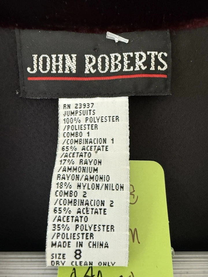 Mono vintage de terciopelo en capas años 80 talla 8 Foto 3 de 4