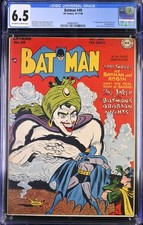 Batman #49 Very Nice 1st App. Vicki Vale Joker Cover Golden ge DC 1948 CGC 6.5