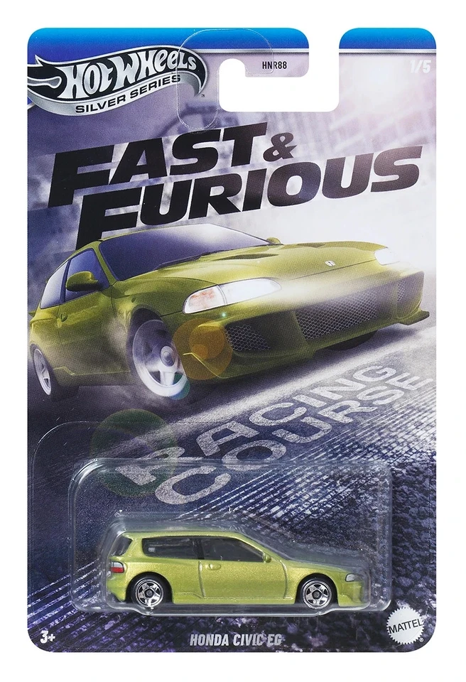 Hot Wheels Fast & Furious Racing Course Silver Series – Collectible Diecast Cars - Image 2 of 4