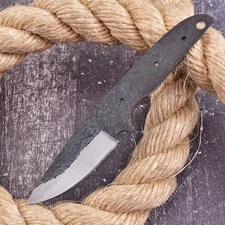 8'' 1095 High Carbon Steel Knife Blank Blade DIY Bushcraft Hunting Knife Making