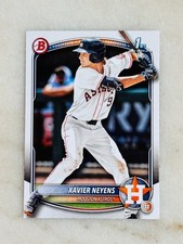 2025 Bowman 1ST Xavier Neyens MOUNT VERSON HIGH HOUSTON ASTROS BASEBALL CARD