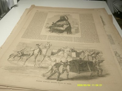 1850'S FULL PG,BALLOU'S DRAWING ROOM ,PUSHING FORWARD ENGLISH TROOPS TO DELHI