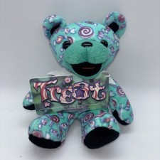 Grateful Dead Bean Bear Collectibles Treat Liquid Blue Plush 7" New