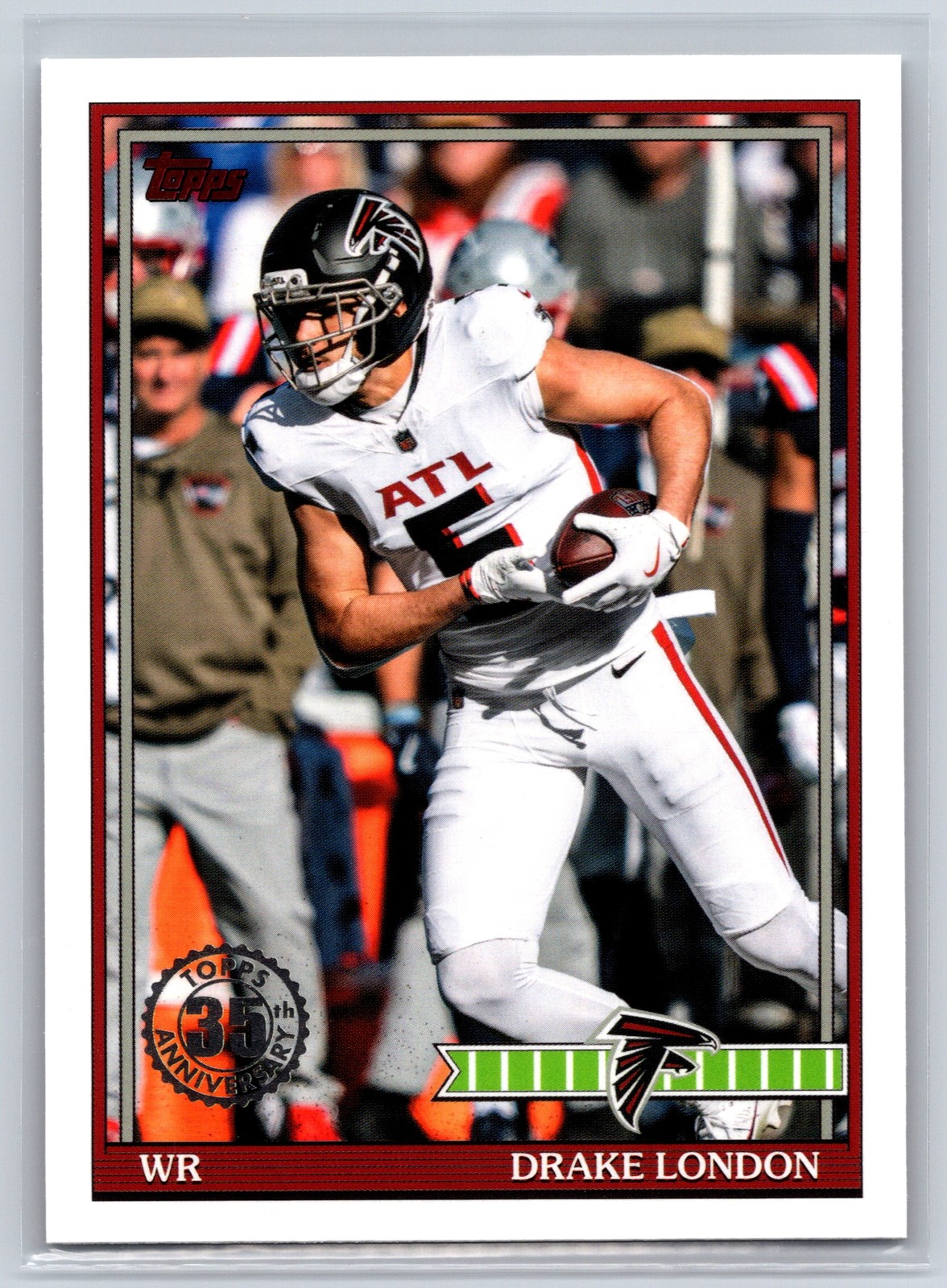 Drake London 2026 Topps Flagship #91TF-5 1991 Topps Football