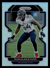 2021 Panini Prizm #6 Rashaan Evans Silver Tennessee Titans