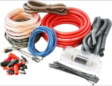 SoundBox T4AW-R 4 Gauge Amplifier Install Kit Complete Amp Wiring Cables RCA